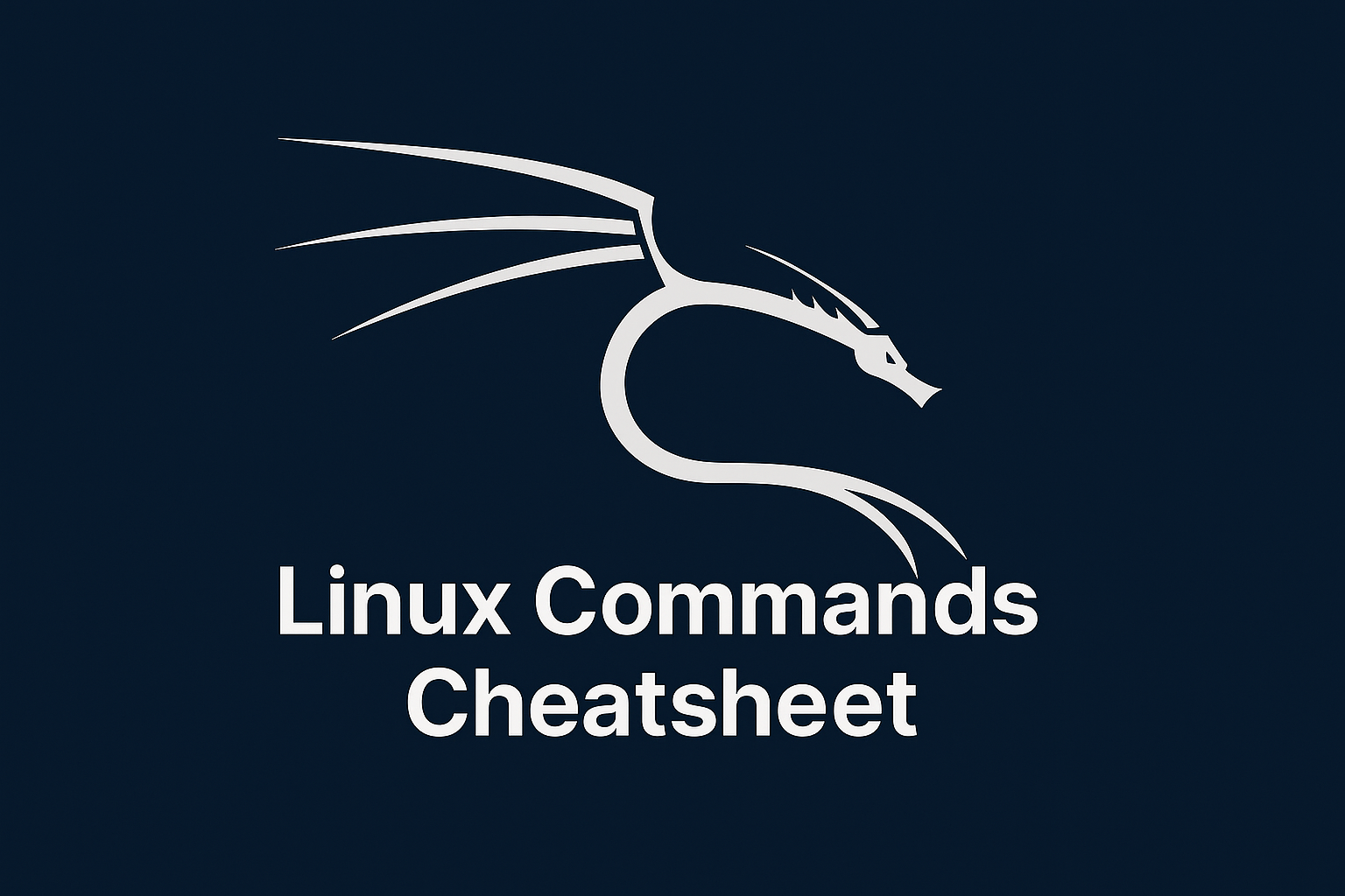 Linux Cheatsheet Dragon Logo